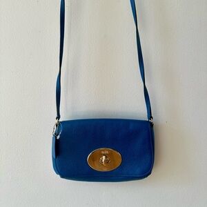 Coach Blue Leather Crossbody Bag